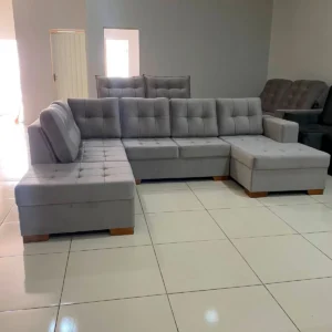 Sofá De Canto Com Chaise
